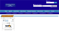 Desktop Screenshot of fernandaleiloes.lel.br